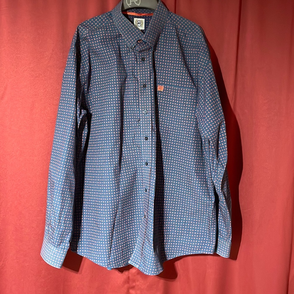 Navy blue cinch XLT men’s button up